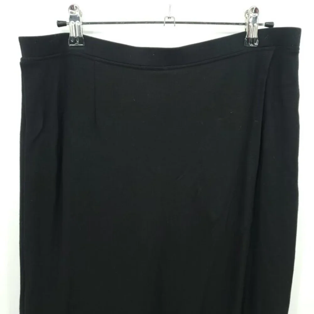 Betabrand the Sassiest Pant Skirt L Black